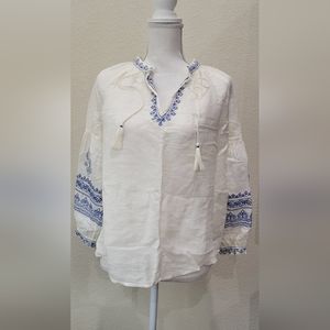 Lucky Brand boho embroidered too